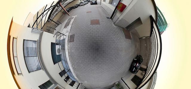 A View Of A Parking Garage